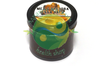 Honey (Mellis) with Birch Mushroom (Fungus betulinus) Herbal product 100% natural – 100g